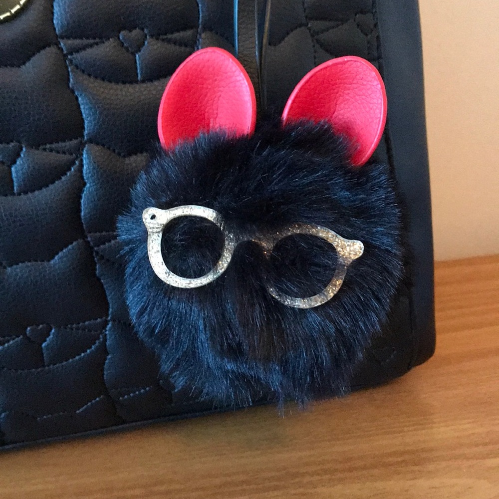 BETSEY JOHNSON SATCHEL/CROSSBODY CATS 78.00 NWT - Picture 6 of 7